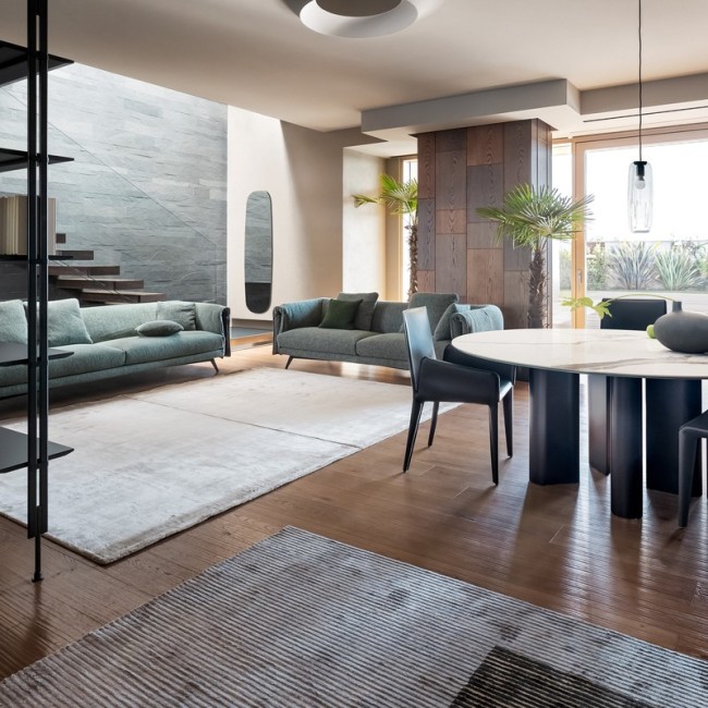 Geometric Table Wood Bonaldo Round Table