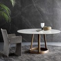 Greeny Bonaldo Round Table Walnut Base