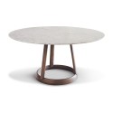 Greeny Bonaldo Round Table Walnut Base