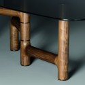 Pivot Bonaldo Table with Barrel-Shaped Top