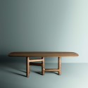 Pivot Bonaldo Table with Barrel-Shaped Top