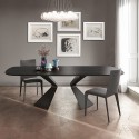 Prora Bonaldo Table with Barrel-Shaped Top