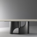 Taijitu Bonaldo Table with Barrel-Shaped Top