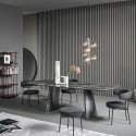 Torii Bonaldo Table with Barrel-Shaped Top