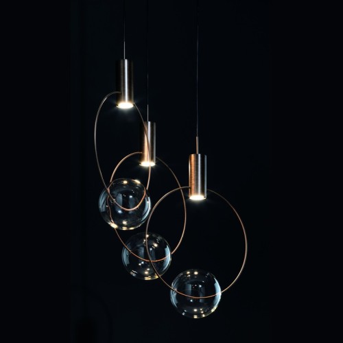 Keshi Bonaldo Pendant Lamp 1 or 3 Lights