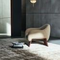 Boolean Armchair Bonaldo with Wooden Base