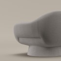 Boolean Armchair Bonaldo Upholstered or Saddle Leather Base