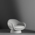 Boolean Armchair Bonaldo Upholstered or Saddle Leather Base