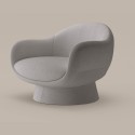 Boolean Armchair Bonaldo Upholstered or Saddle Leather Base