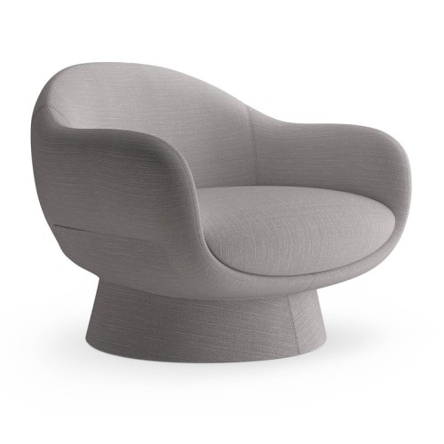 Boolean Armchair Bonaldo Upholstered or Saddle Leather Base