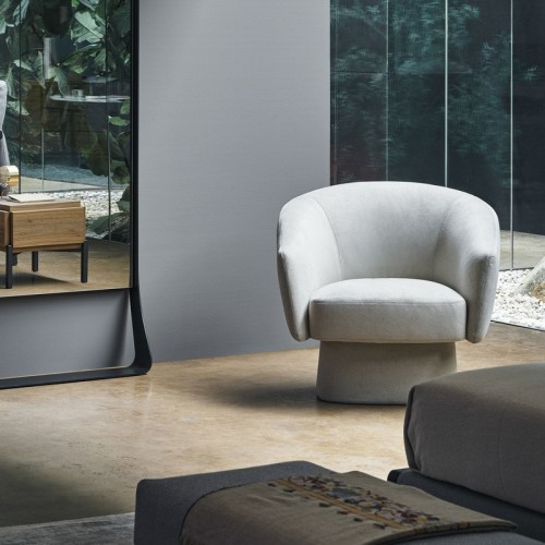 Bruno Bonaldo Armchair with Upholstered Base