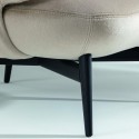 Doge Bonaldo Armchair with Wooden Base