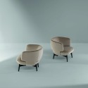 Doge Bonaldo Armchair with Wooden Base