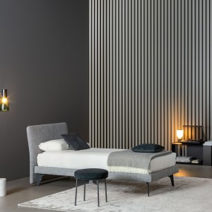 Tonight Air Bonaldo Single Bed Upholstered