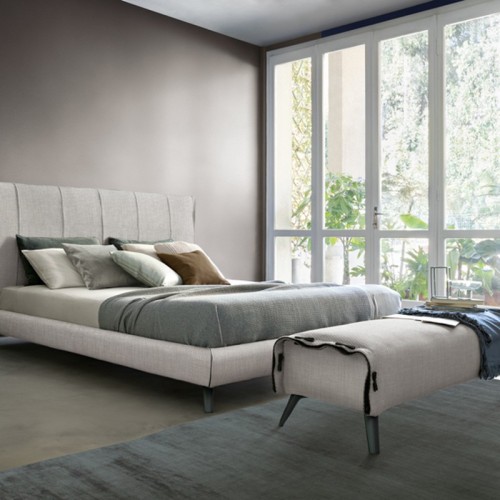 Cuff Bench and Pouf Bonaldo Upholstered