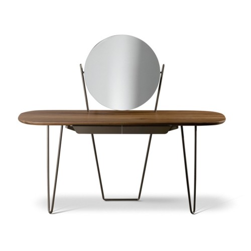 Coseno Vanity Table Bonaldo Wood with Mirror