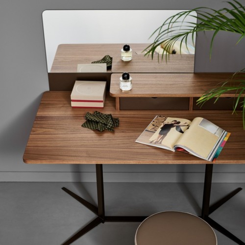 Nelson Vanity Table Bonaldo Walnut
