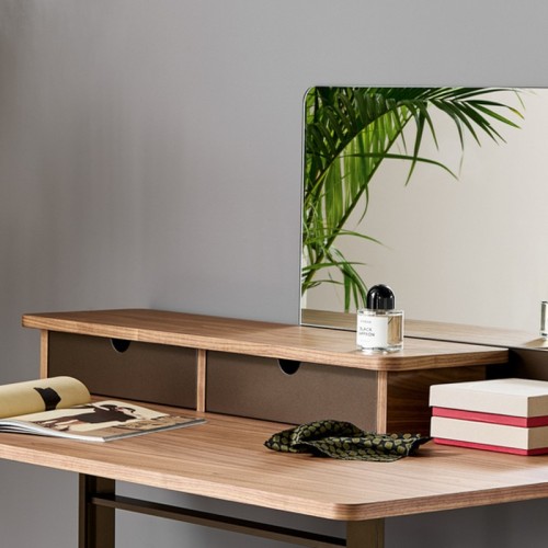 Nelson Vanity Table Bonaldo Walnut