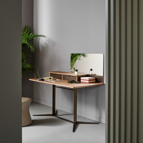 Nelson Vanity Table Bonaldo Walnut