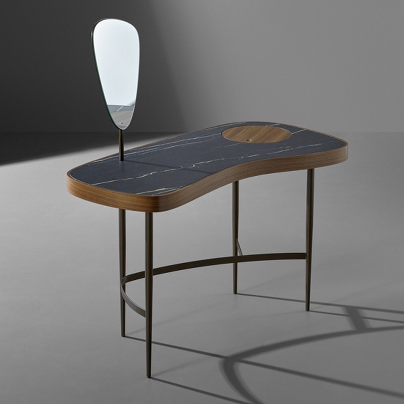 Venus Vanity Table Bonaldo Ceramic with Mirror