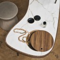 Venus Vanity Table Bonaldo Ceramic with Mirror