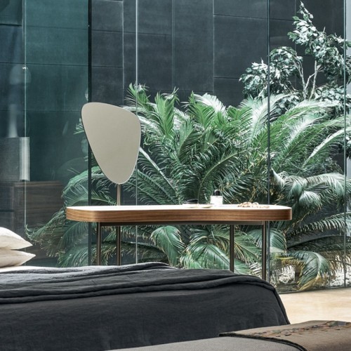 Venus Vanity Table Bonaldo Ceramic with Mirror