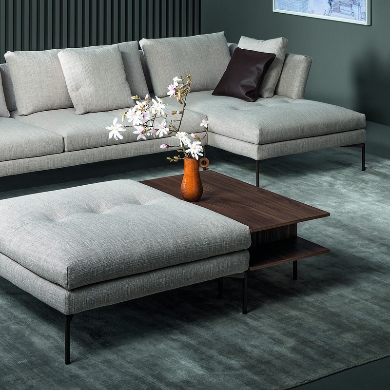 Aliante Coffee Table Bonaldo in Canaletto Walnut