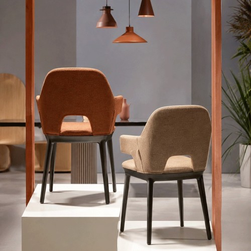 Relay P PP_TS CF Midj Chair with armrests
