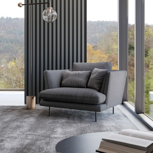 Lars Bonaldo Armchair in Fabric or Leather