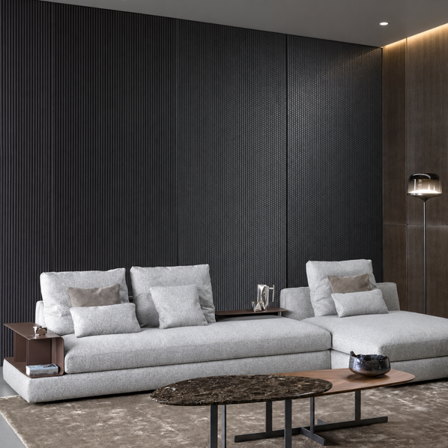 Liam Bonaldo Modular Sofa in Fabric or Leather