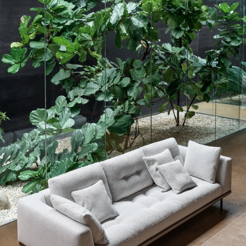 Maximilian Bonaldo Linear Sofa in Fabric or Leather