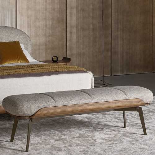 Olos Bench Bonaldo Upholstered