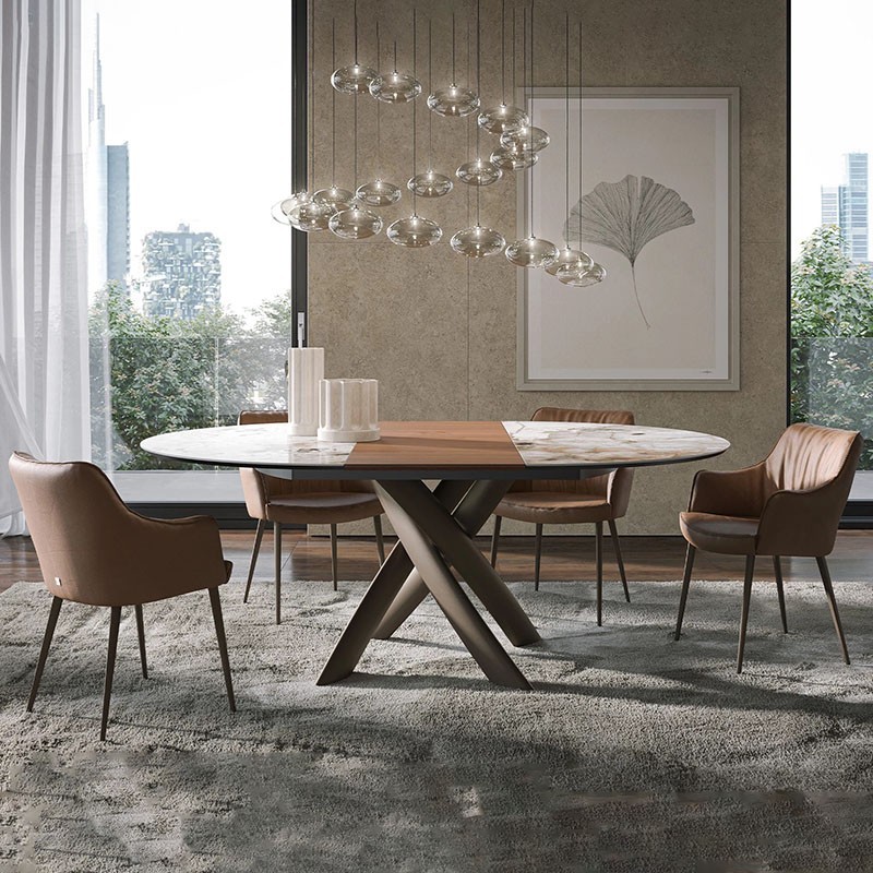 Style Round Ext Tonin Casa Table