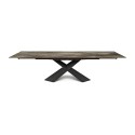 Tyron Crystalart Drive Cattelan Italia extendable dining Table