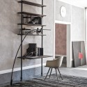 Airport Cattelan Italia metal and wood bookcase