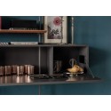 Airport Cattelan Italia metal and wood bookcase