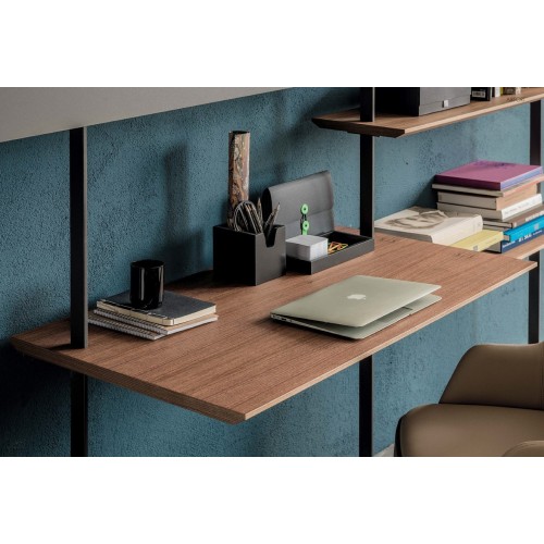 Airport Cattelan Italia metal and wood bookcase