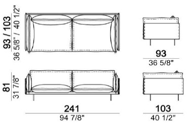 AutoReverse-DivanoLineare-Arketipo-dimensioni