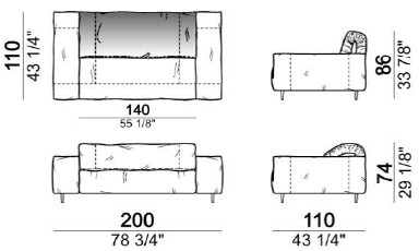 CloseToMe-DivanoLineare-Arketipo-Dimensione