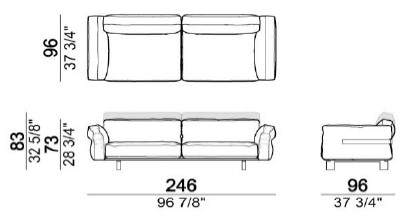 CloseToMe-DivanoLineare-Arketipo-dimensioni