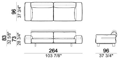 CloseToMe-DivanoLineare-Arketipo-dimensioni