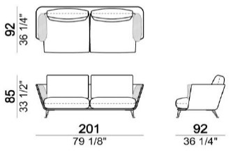 Morrison-DivanoLineare-Arketipo-dimensioni
