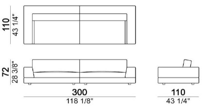Plat-divanoLineare-dimensioni