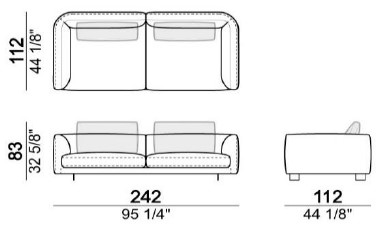 SelfControl-divanoLineare-Arktipo-Dimensioni