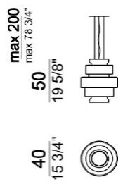 Kèpi-LampadaASospensione-Arketipo-Dimensioi