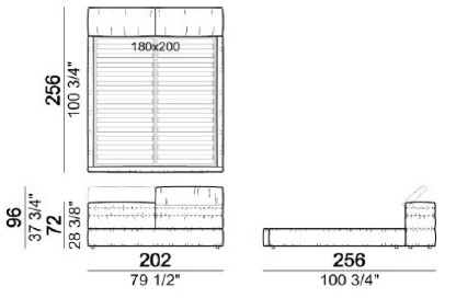MAYFAIRDREAM-LettoMatrimoniale-Arketipo-dimensioni