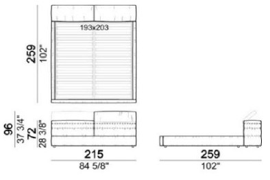 MAYFAIRDREAM-LettoMatrimoniale-Arketipo-dimensioni