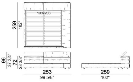 MAYFAIRDREAM-LettoMatrimoniale-Arketipo-dimensioni