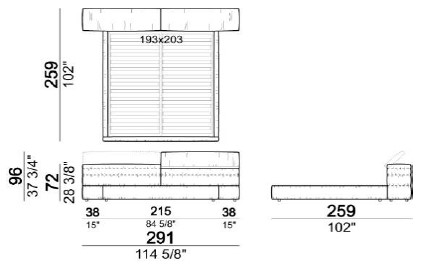 MAYFAIRDREAM-LettoMatrimoniale-Arketipo-dimensioni