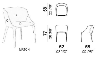 Goldie-Sedia-Arketipo-dimensioniMatch